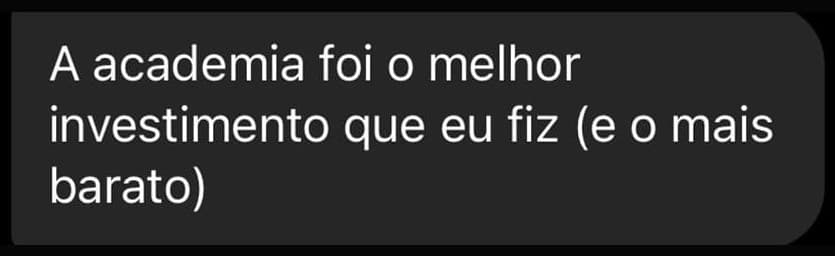 A academia foi o melhor investimento que eu fiz (e o mais barato).