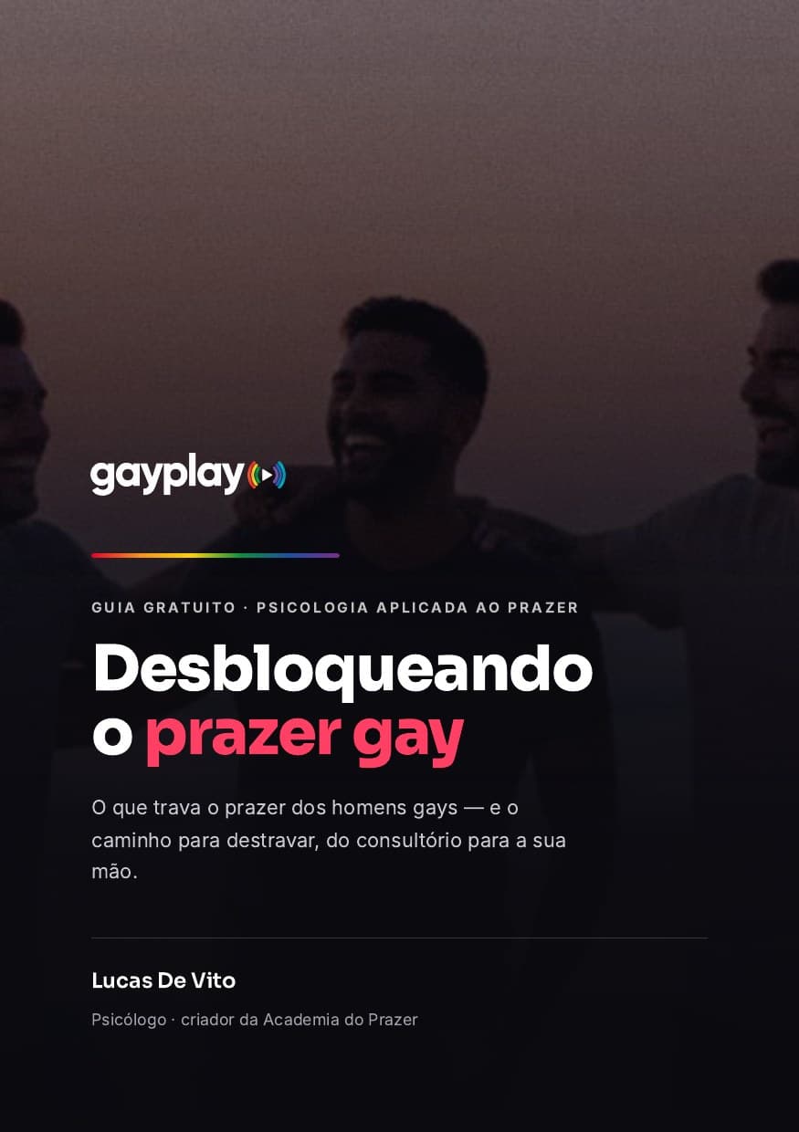Capa do ebook Desbloqueando o Prazer Gay, de Lucas De Vito